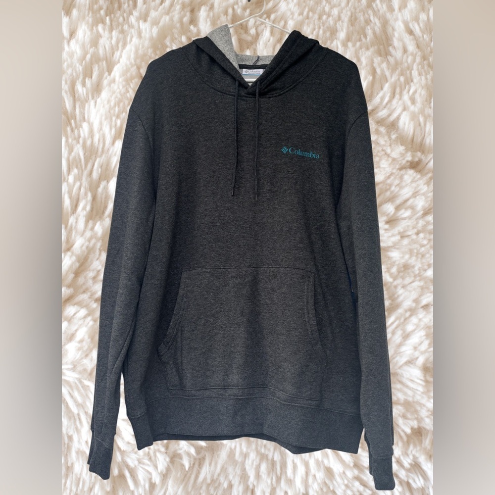 Columbia Men's Charcoal Hoodie Sweater - Picture 6 of 7